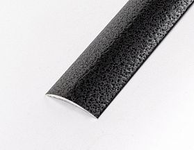 Порог (стык) Русский профиль  разноуровневый полимерный, 28*2700 мм, Скрип алюминий